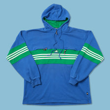 Vintage adidas Q-Zip Hoody Large 