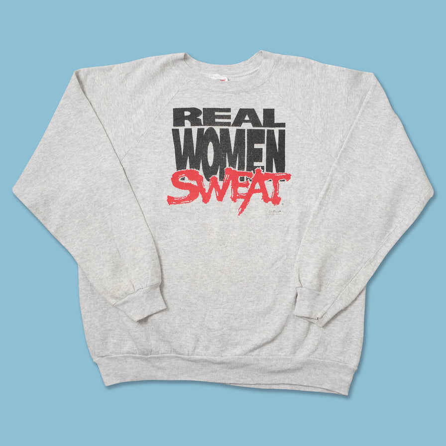 Vintage Real Women Sweat Sweater Large 