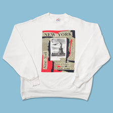 Vintage NY Statue Of Liberty Sweater XLarge 