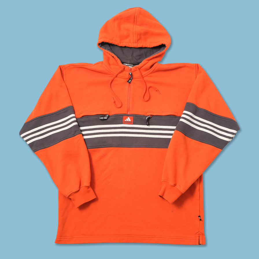 Vintage adidas Q-Zip Hoody Medium 