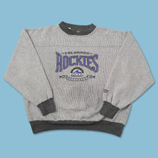 Vintage Colorado Rockies Sweater Medium 