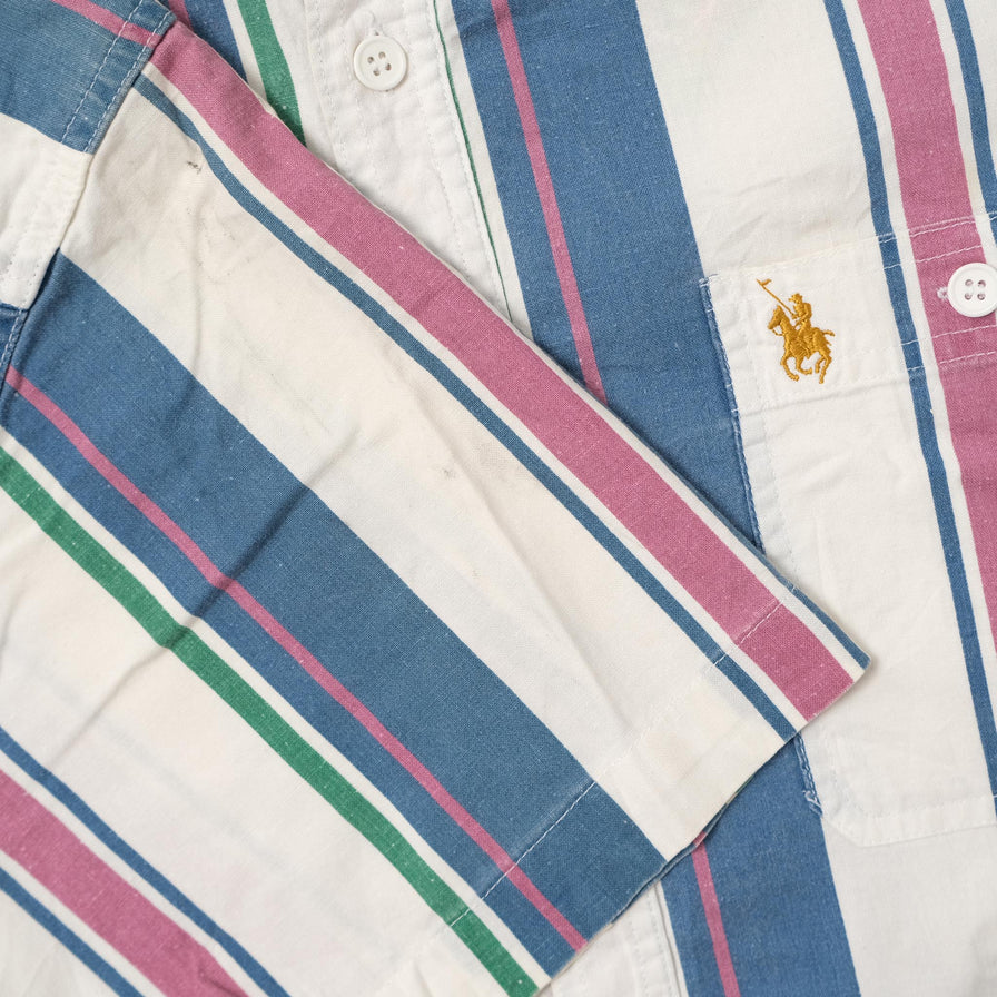Vintage Gallop Striped Shirt Large 