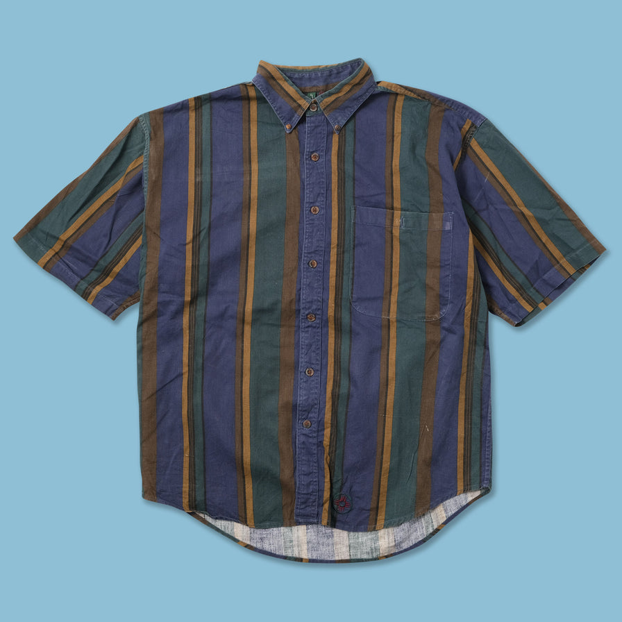 Vintage Striped Shirt XLarge 