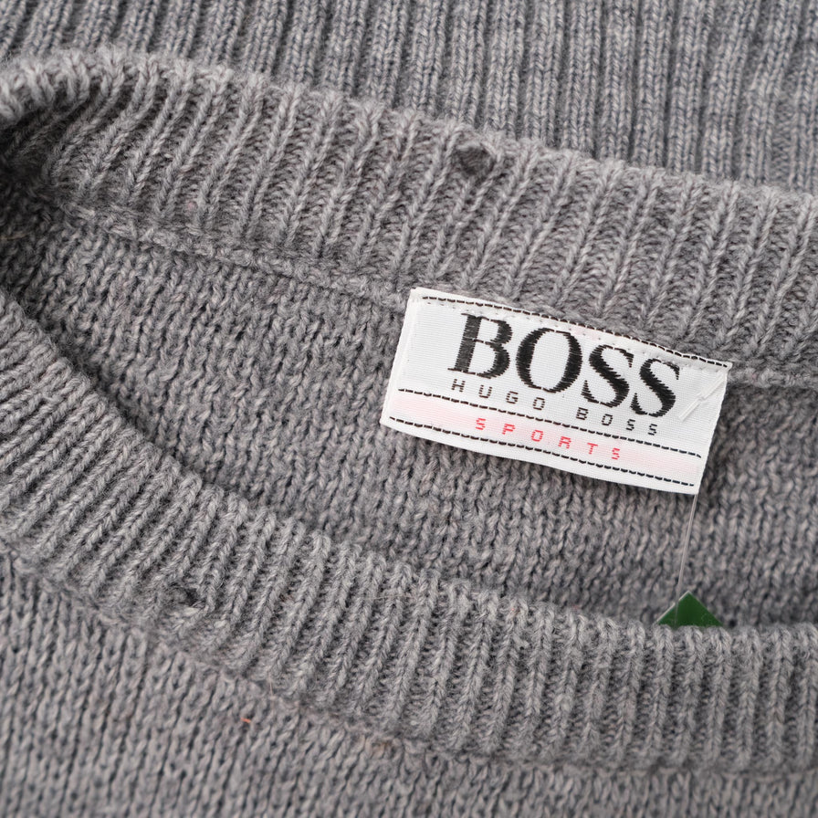 Vintage Hugo Boss Knit Sweater Medium 
