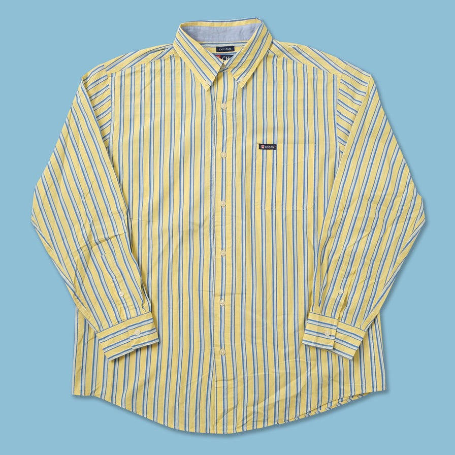 Vintage Chaps Striped Shirt Large 