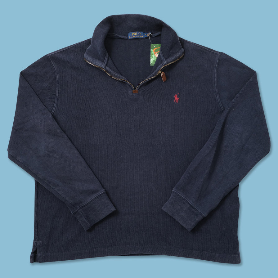 Vintage Polo Ralph Lauren Q-Zip Sweater Large 