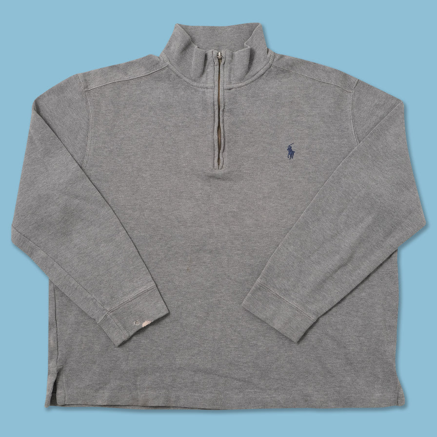 Vintage Polo Ralph Lauren Q-Zip Sweater Large 