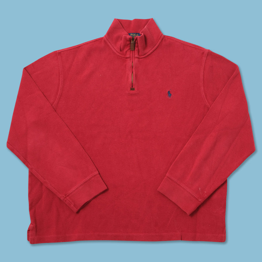 Vintage Polo Ralph Lauren Q-Zip Sweater XLarge 
