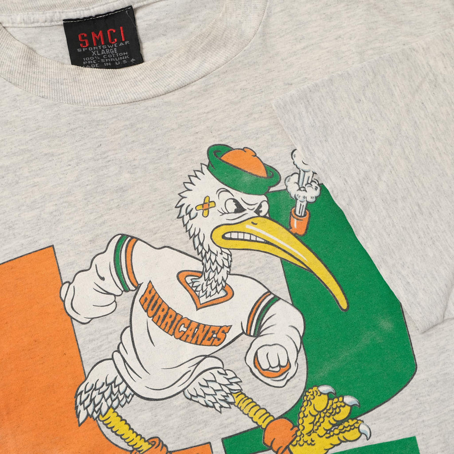Vintage Miami Hurricanes T-Shirt Large 