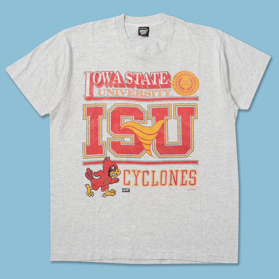 Vintage 1992 Iowa State Cyclones T-Shirt Large 