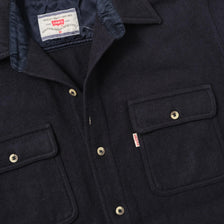 Vintage Levis Fleece Shirt Medium 