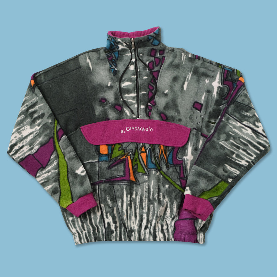 Vintage Campagnolo Half Zip Fleece Large 