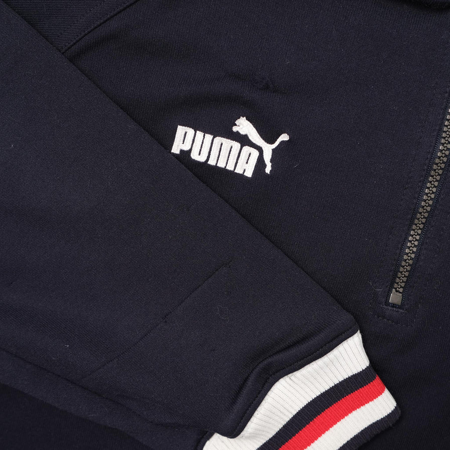 Vintage Puma Q-Zip Track Top Large 