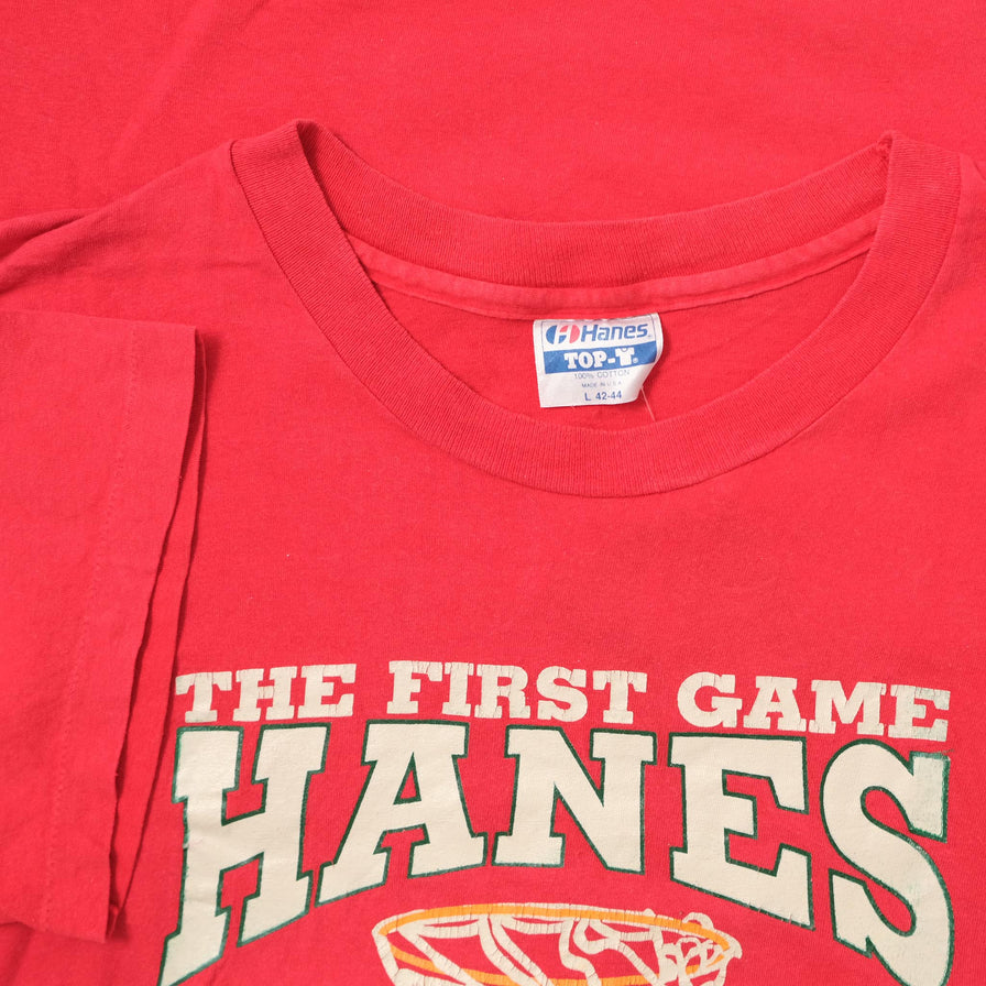 Vintage The First Game Hanes T-Shirt Large 