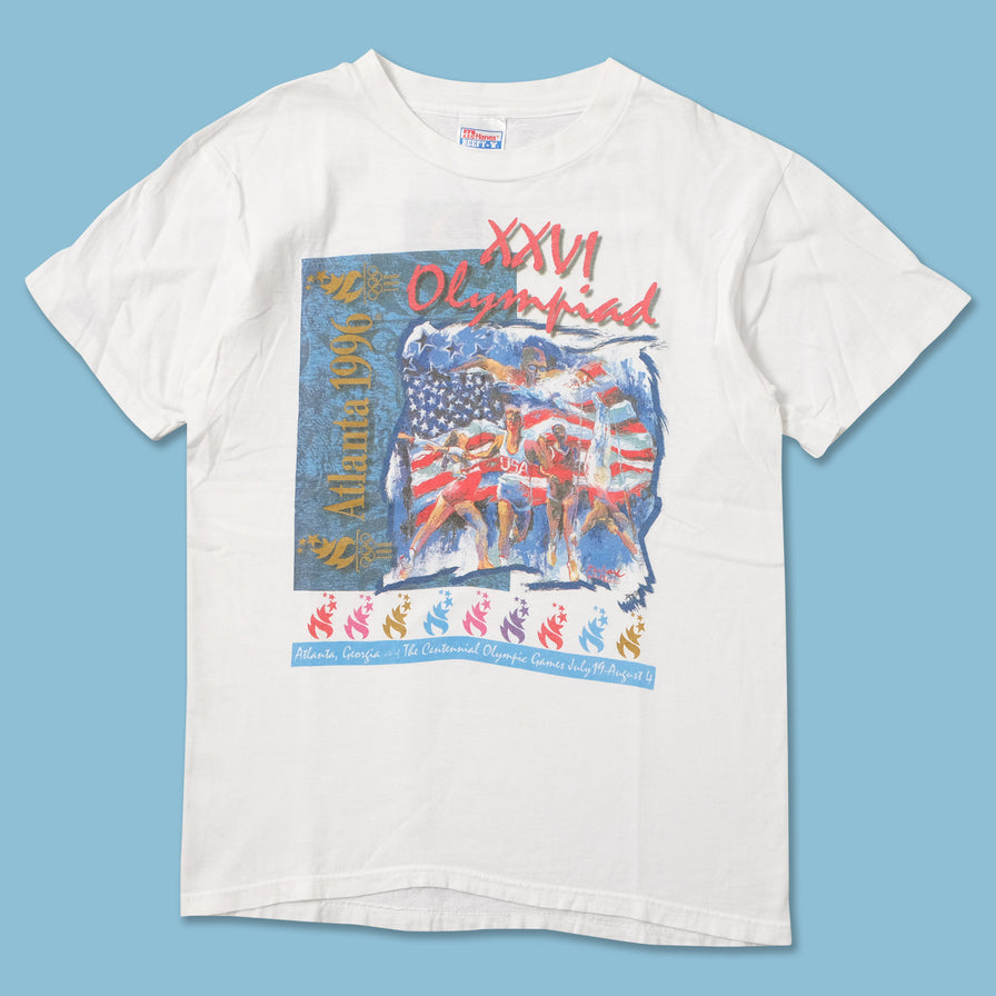 Vintage 1996 Olympic Games Atlanta T-Shirt Medium 
