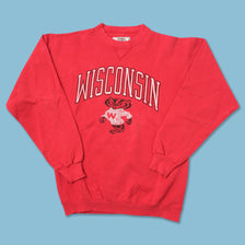 Vintage Wisconsin Badgers Sweater Medium 