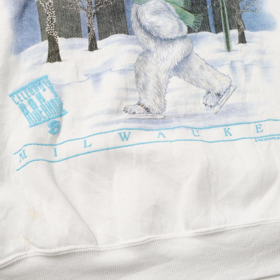 Vintage 1992 Winterfest Milwaukee Sweater Large 