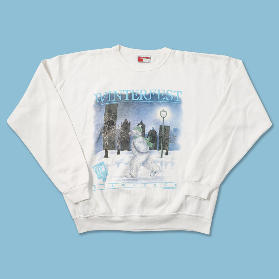 Vintage 1992 Winterfest Milwaukee Sweater Large 