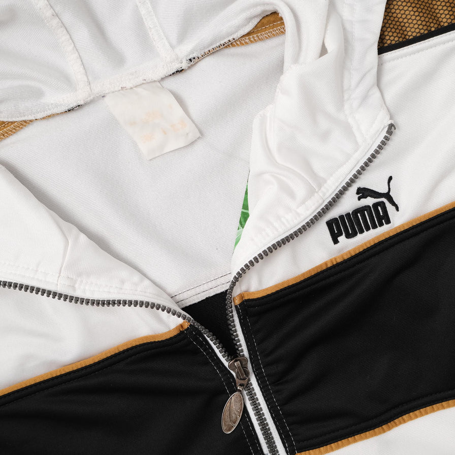 Vintage Puma Hooded Track Jacket Small 