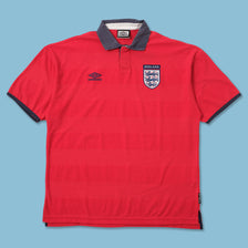 Vintage Umbro Three Lions Polo XLarge 