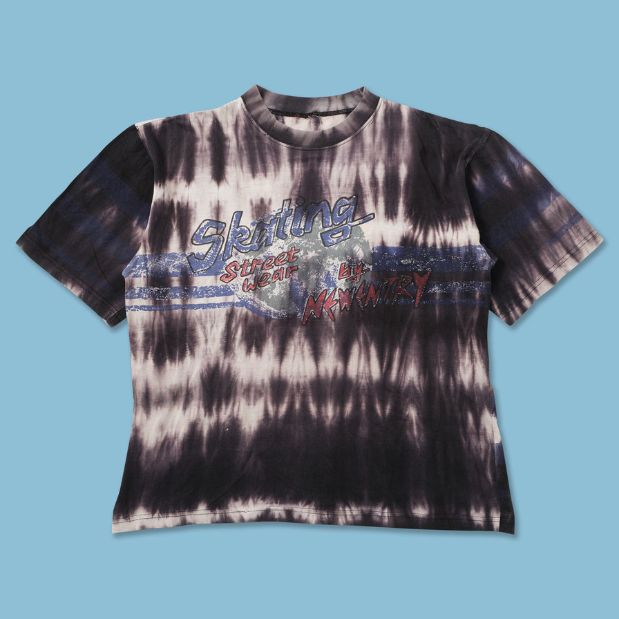 Skating Tie Dye T-Shirt Medium 