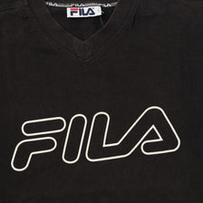 Vintage Fila V-Neck T-Shirt Large 