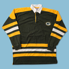Vintage Green Bay Packers Long Polo XLarge 