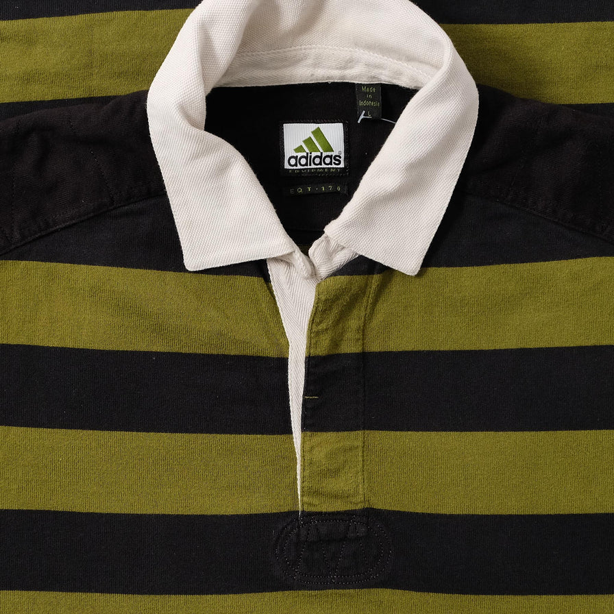 Vintage adidas Equipment Long Polo XLarge 