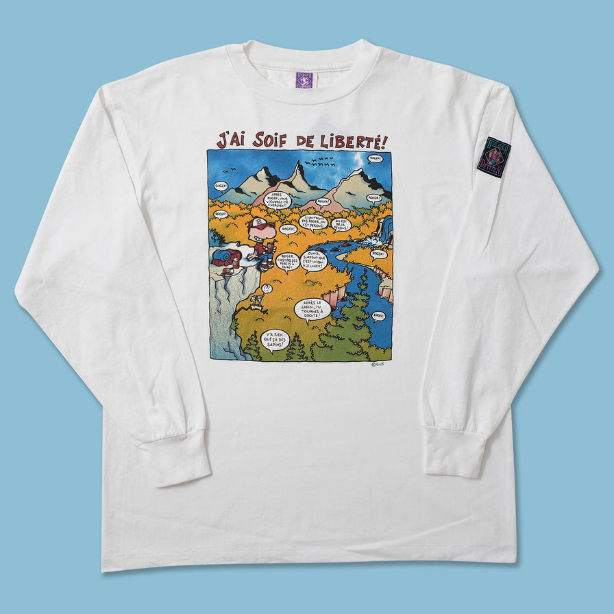 Vintage J'ai Soif de Liberte! T-Shirt XLarge 