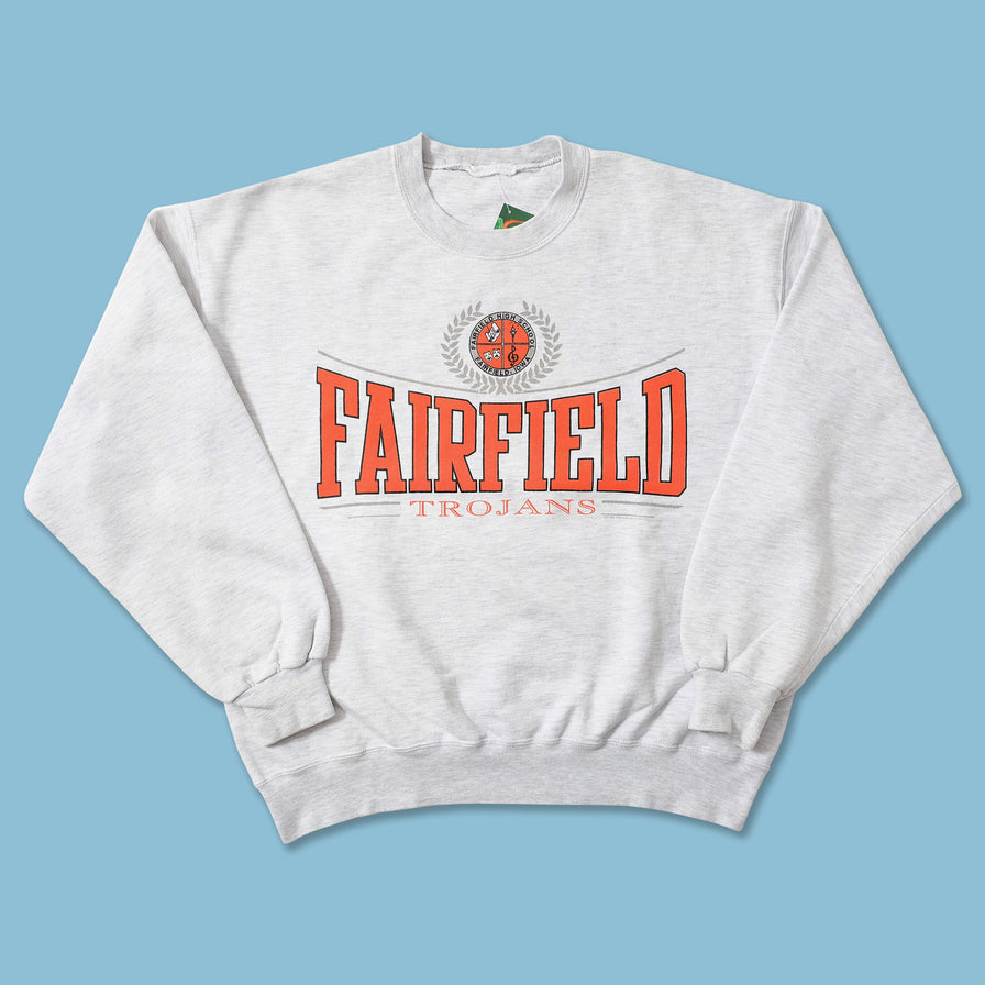 Vintage Fairfield Trojans Sweater Large 