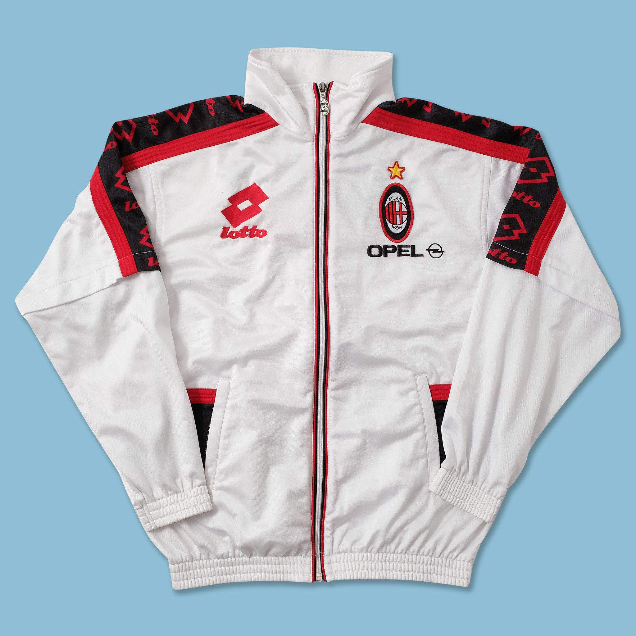 Vintage Lotto A.C. Milan Track Jacket Medium