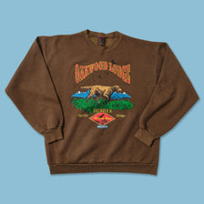 Vintage Oakland Lodge Sweater Medium 