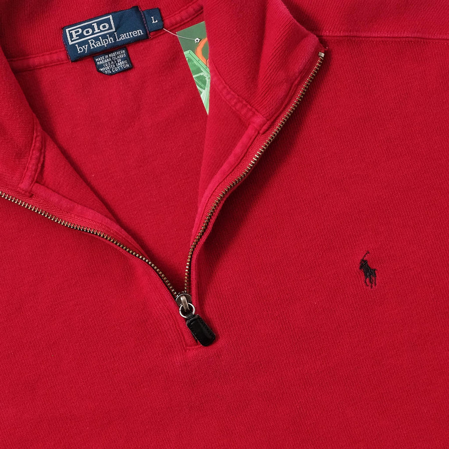 Polo Ralph Lauren Q-Zip Sweater Large 