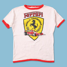 Vintage Women's Ferrari T-Shirt Small 