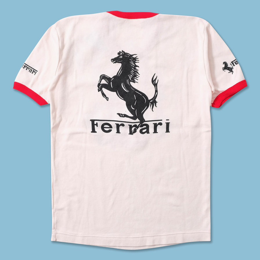 Vintage Women's Ferrari T-Shirt Small 