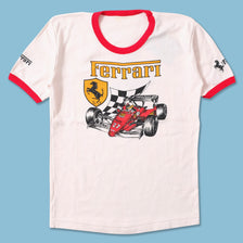 Vintage Women's Ferrari T-Shirt Small 