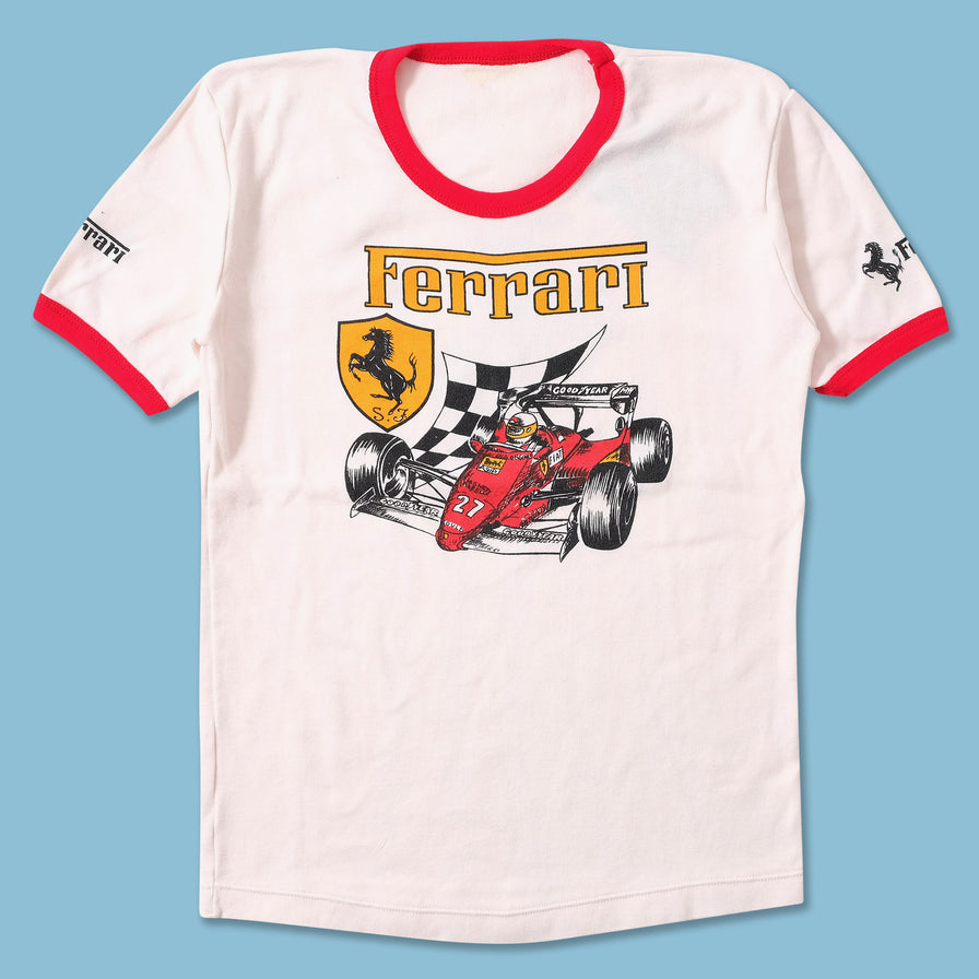 Vintage Women's Ferrari T-Shirt Small 