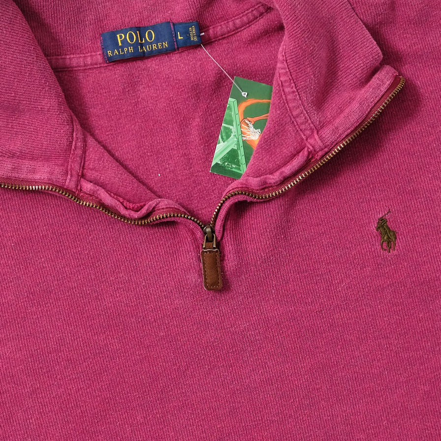 Polo Ralph Lauren Q-Zip Sweater Large 