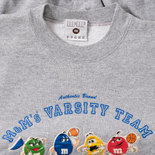 Vintage M&M's Varsity Team Sweater Medium 