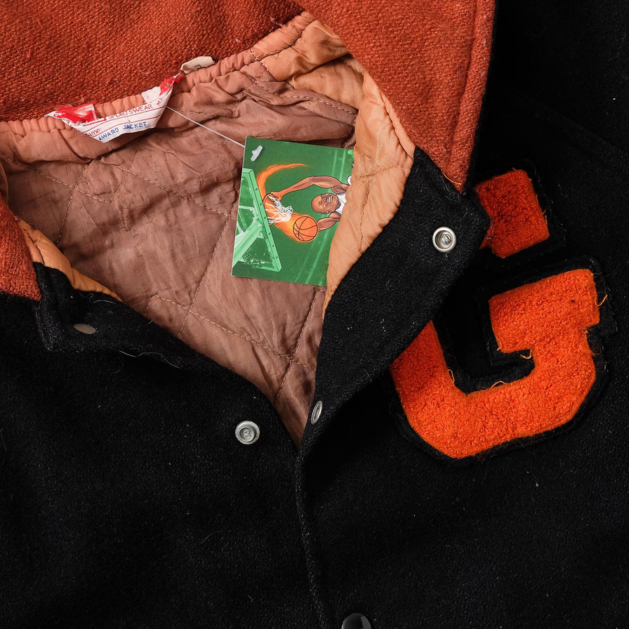 Vintage Women's Wool Varsity Jacket Medium 