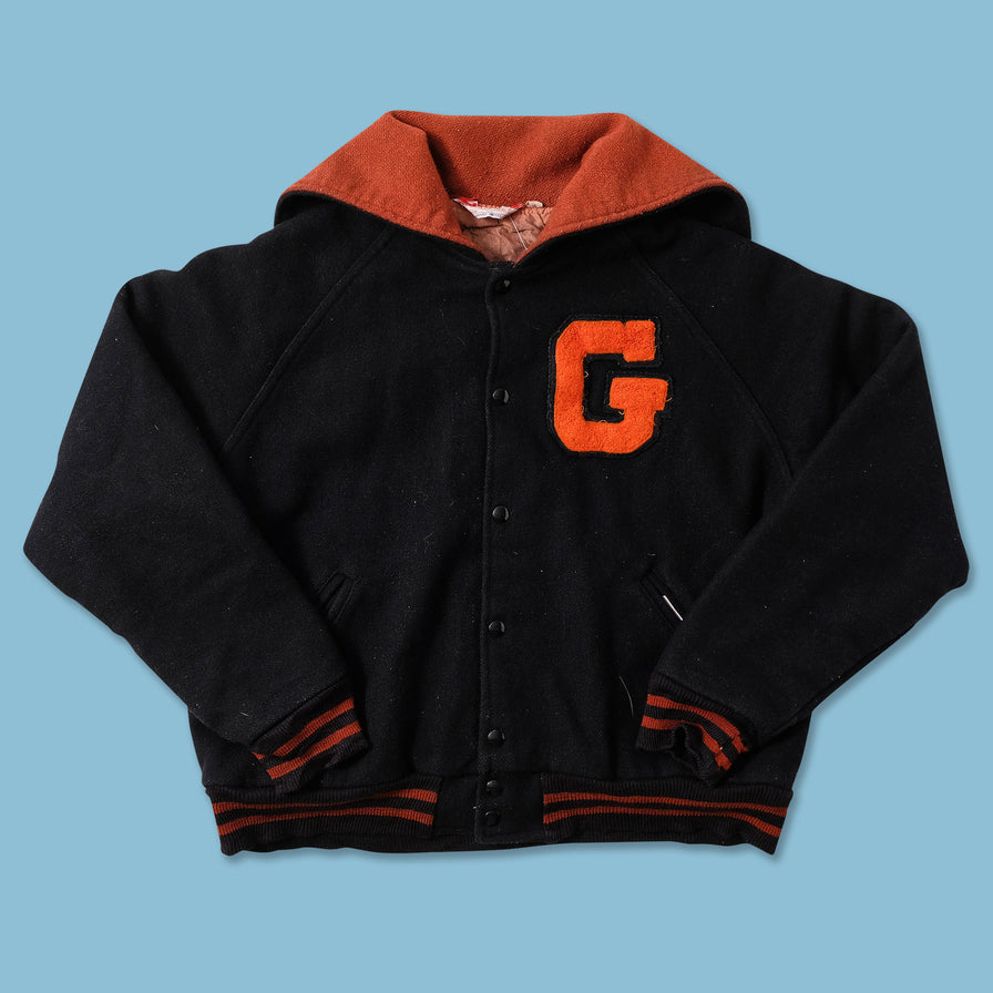 Vintage Women's Wool Varsity Jacket Medium 