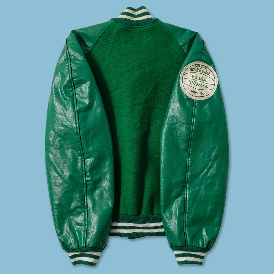 Vintage Wool Leather Varsity Jacket Small 