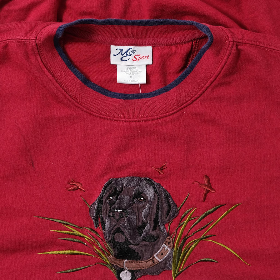 Vintage Dog Sweater XLarge 