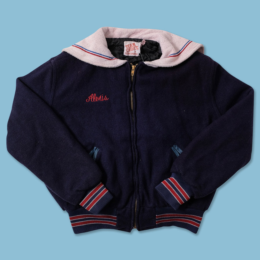 Vintage Women's Wool Varsity Jacket Medium 