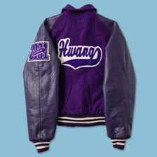 Vintage Wool Leather Varsity Jacket Medium