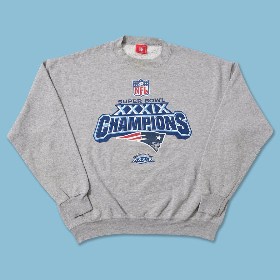 2005 Patriots Super Bowl Sweater XLarge 