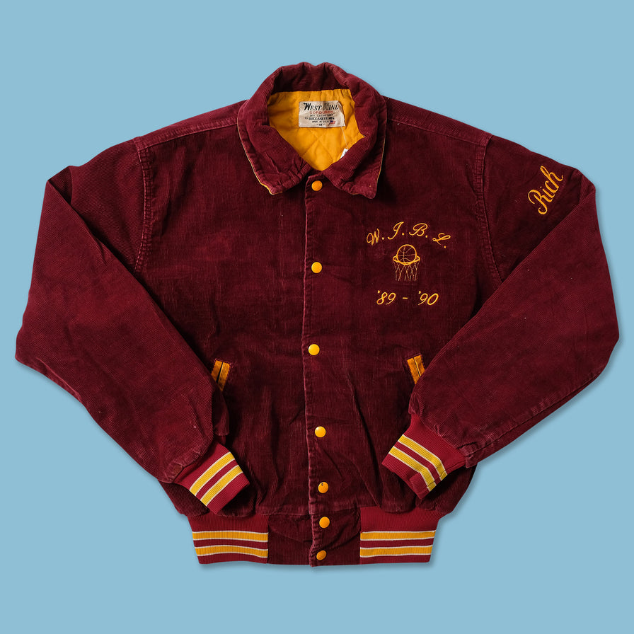 Corduroy on sale varsity jacket