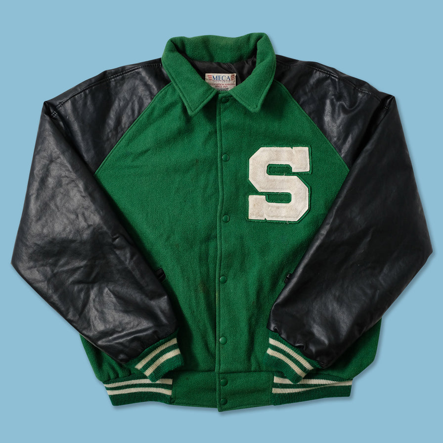 Vintage Wool Leather Varsity Jacket XXLarge 