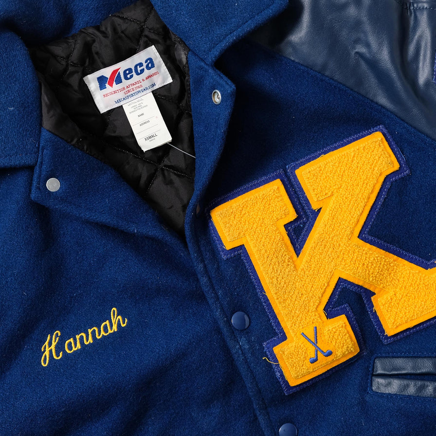 Women's Wool Leather Varsity Jacket XSmall 