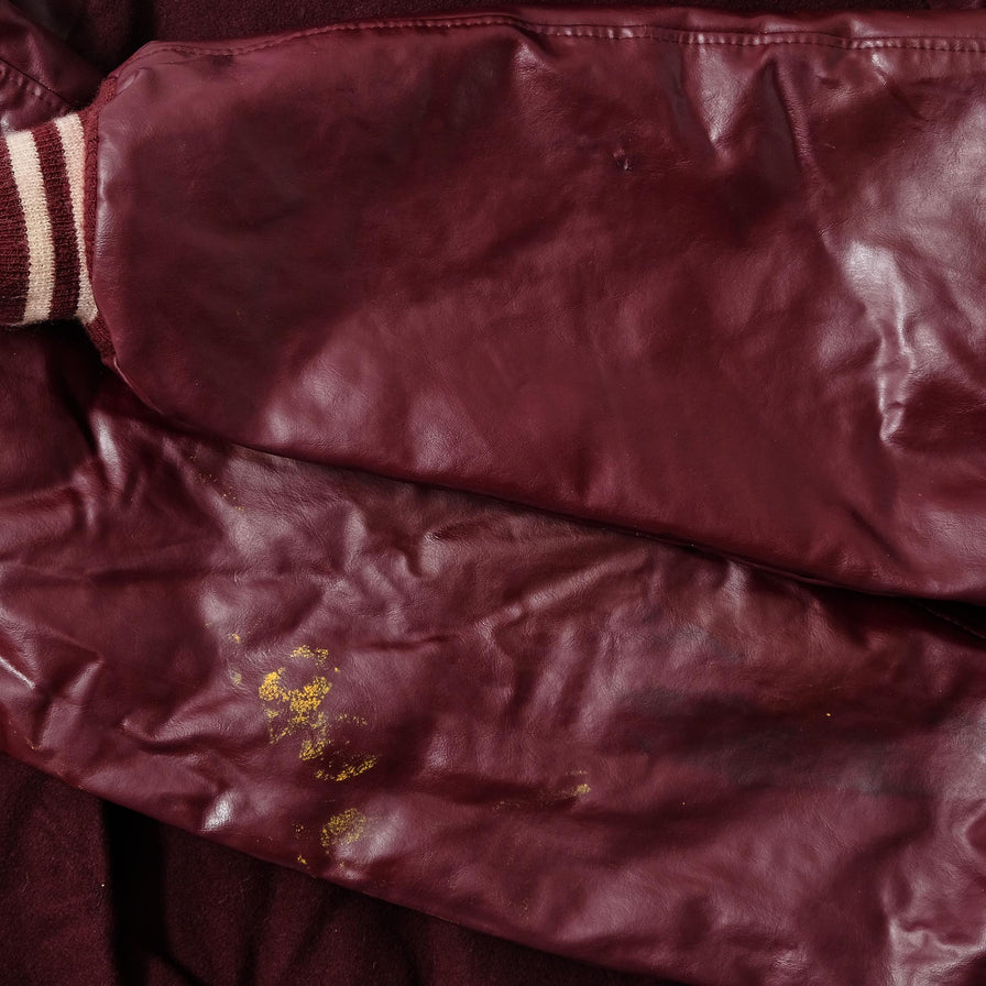 Vintage Wool Leather Varsity Jacket Large 